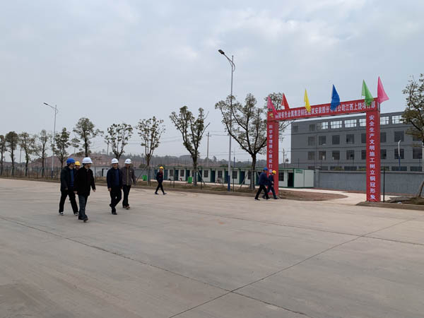 ky开元官网在线领导到江西汇盈电解项目指导工作