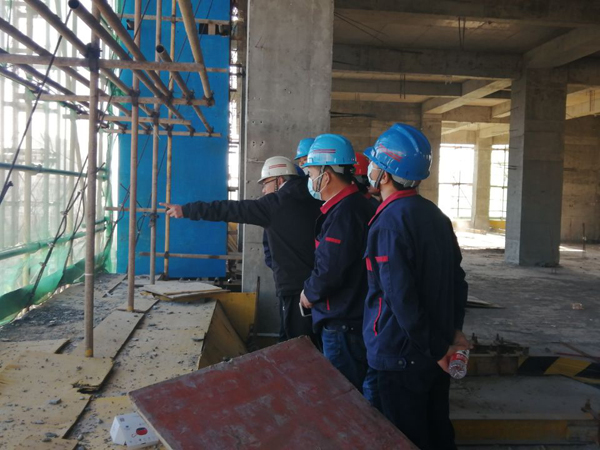 ky开元官网在线高管带队观摩标准化工地