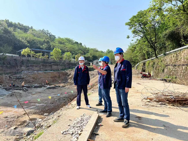 ky开元官网在线党委书记检查指导冬瓜山铜矿尾矿远程输送与制备固化回填项目...