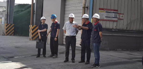 集团ky开元官网在线党委委员、股份ky开元官网在线党委书记、总经理蒋培进到建材ky开元官网在线调...