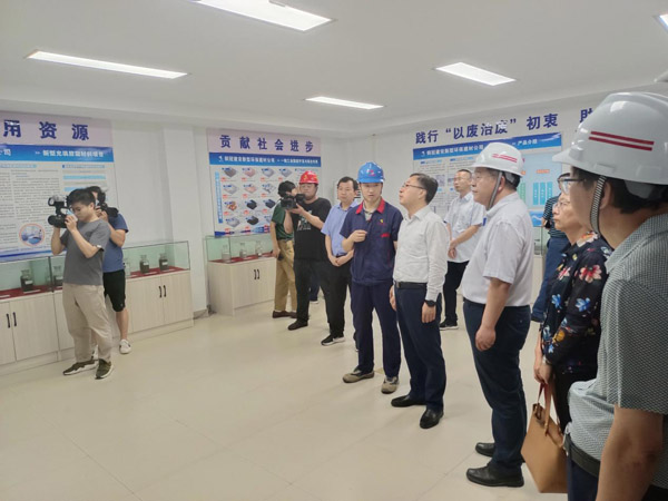 省生态环境厅到建材ky开元官网在线视察