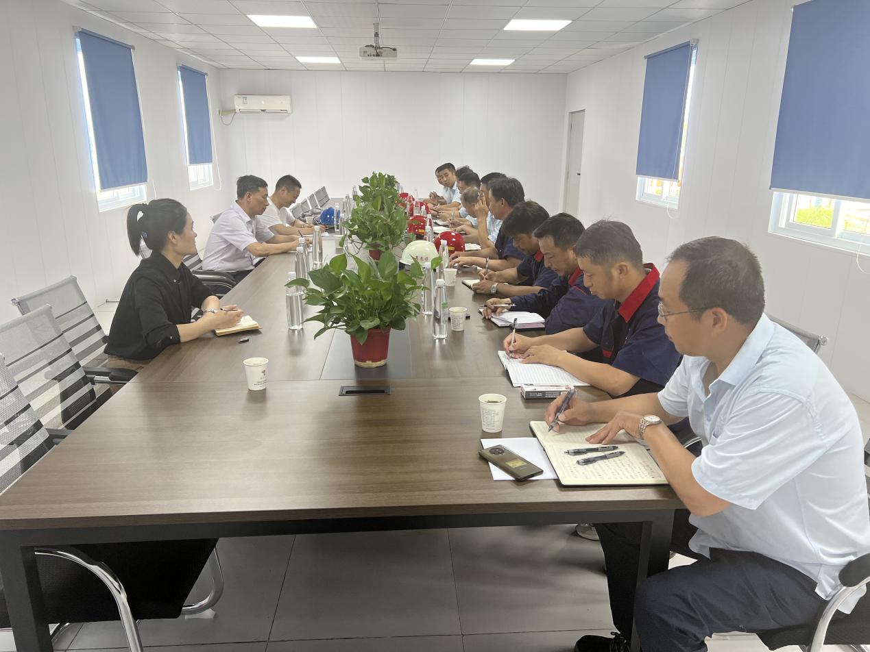 集团ky开元官网在线总经理丁士启到铜基新材料项目调研指导工作 