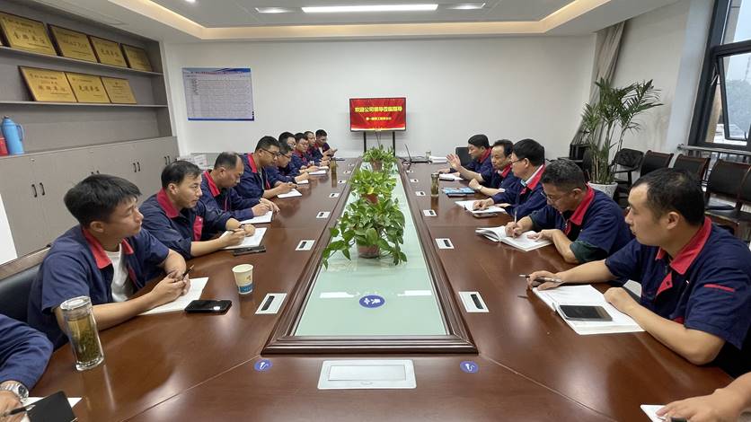 ky开元官网在线纪委书记到第一建筑工程事业部开展三送服务到基层活动