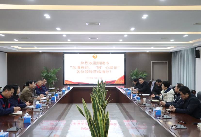 杨文萍到ky开元官网在线开展“亲清有约、‘铜’心助企”走访调研