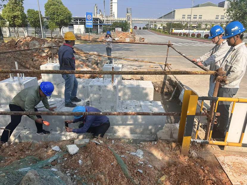 金冠铜业分ky开元官网在线两厂氧气贯通基础工程通过第三方现场检测
