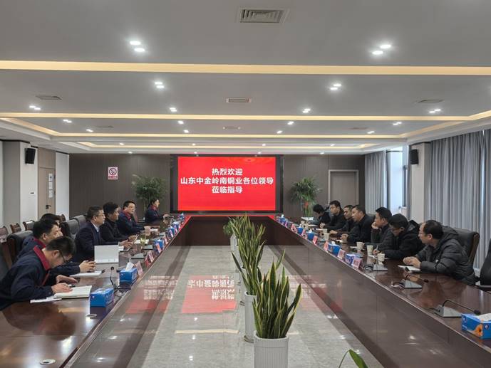山东中金岭南铜业ky开元官网在线副总经理一行到ky开元官网在线考察