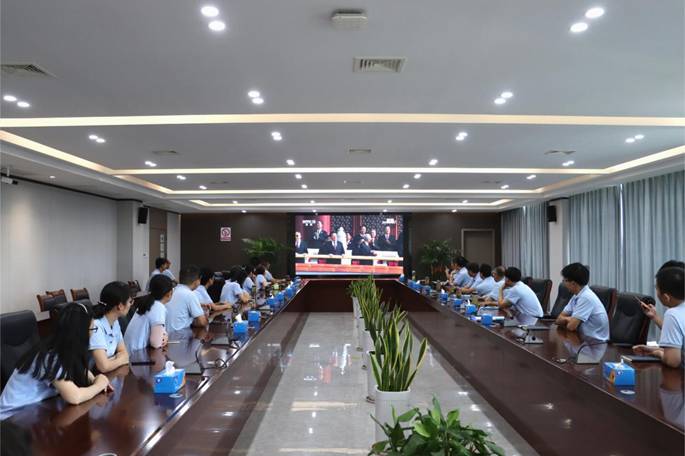 ky开元官网在线组织收看纪念中国人民抗日战争暨世界反法西斯战争胜利80周...