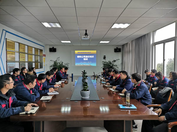  钢构ky开元官网在线开展造价知识专题培训