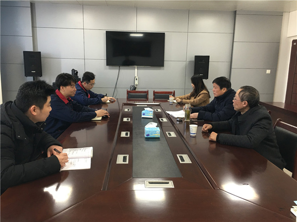 铜陵市经信局到建材ky开元官网在线调研