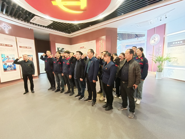 建材ky开元官网在线党支部开展共建党员活动 
