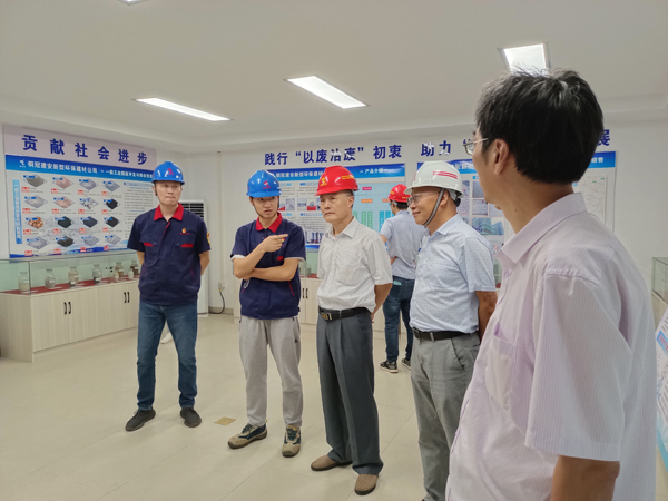 市人大常委会党组副书记到建材ky开元官网在线调研
