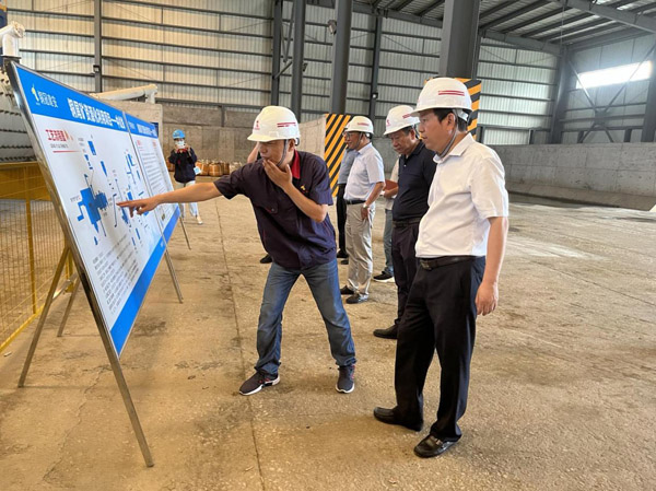 市副市长汪发进到建材ky开元官网在线调研 