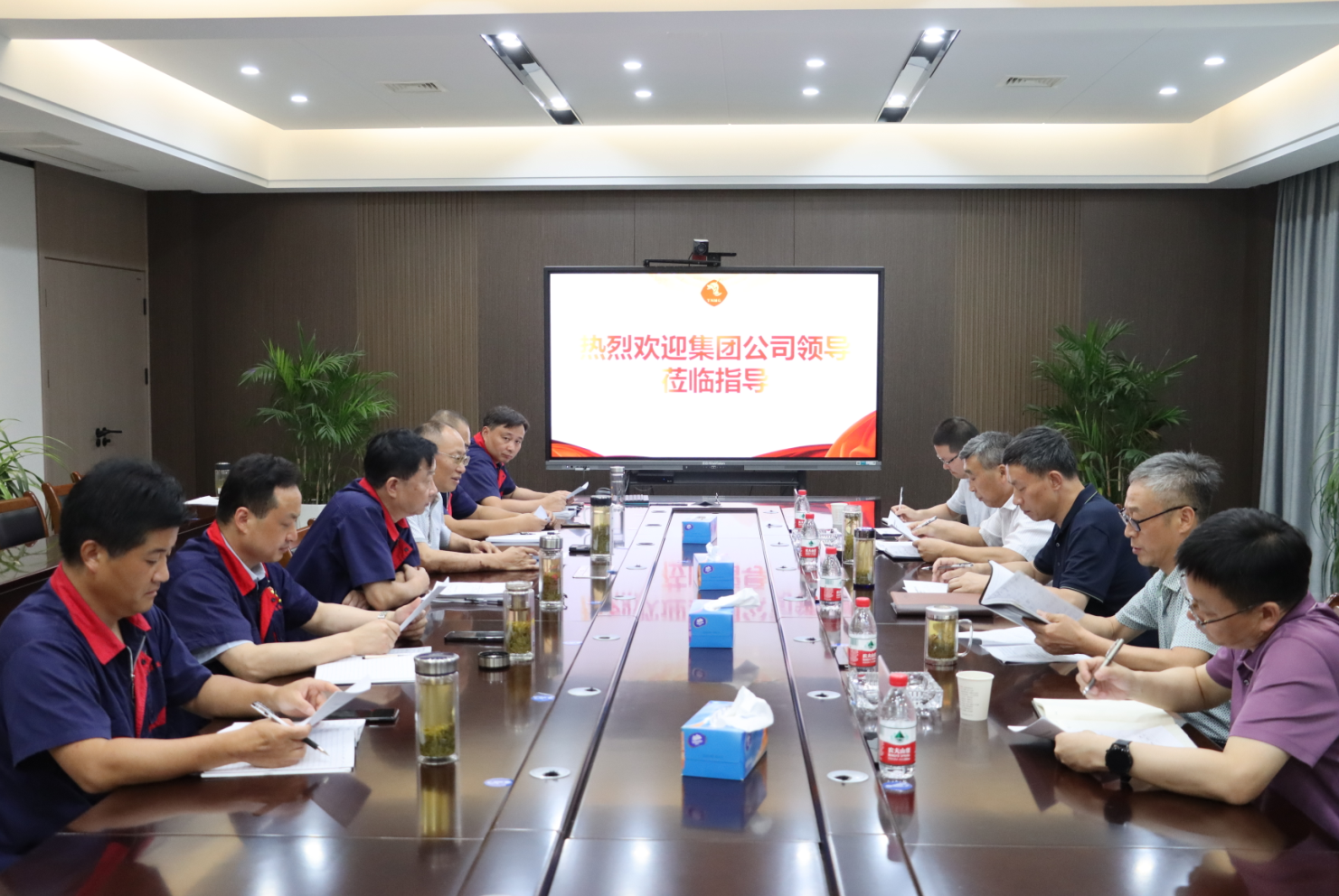 集团ky开元官网在线总经理丁士启到ky开元官网在线调研
